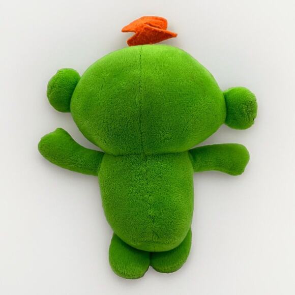 Harmony Alien Z Stuffed 10" Plush Toy UFO Space Green Orange Cute Preowned - Picture 2 of 4